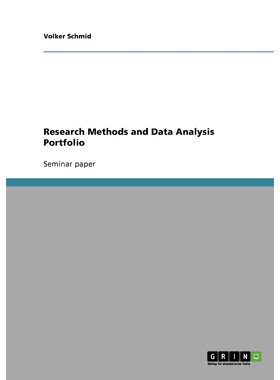 按需印刷Research Methods and Data Analysis Portfolio[9783638721295]