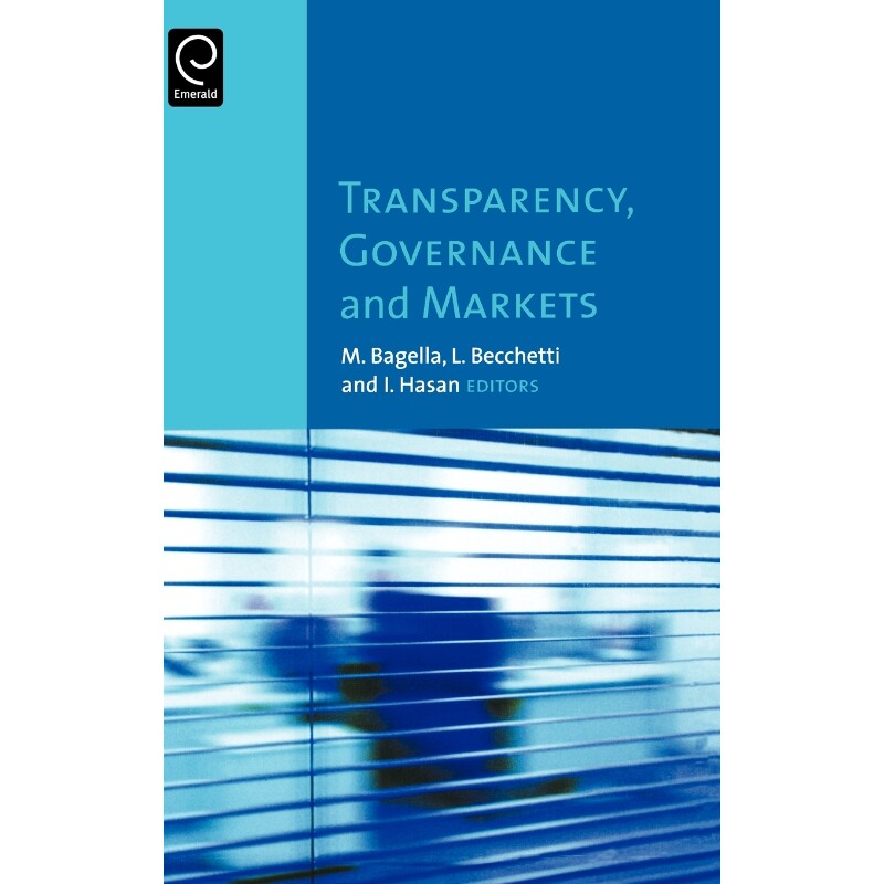 按需印刷不退不换Transparency, Governance and Markets[9780444527226]