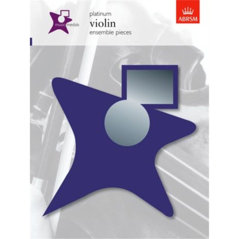 预订不退不换Music Medals Platinum Violin Ensemble Pieces[9781860964893]