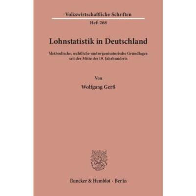 预订【德语】 Lohnstatistik in Deutschland.:Methodische