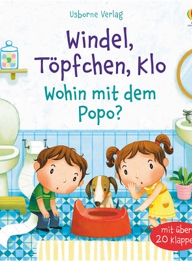 预订【德语】 Windel, Töpfchen, Klo - Wohin mit dem Popo?[9781789412437]