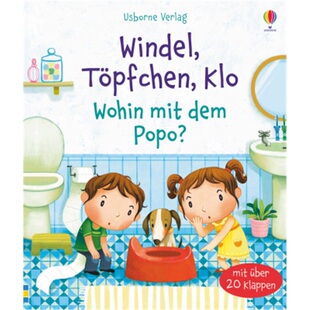 预订【德语】 Windel, Töpfchen, Klo - Wohin mit dem Popo?[9781789412437]