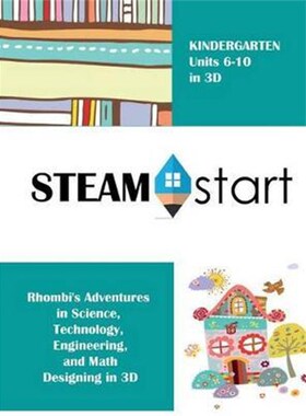 按需印刷不退不换STEAMStart Kindergarten:Designing in 3D Shapes[9781942357247]