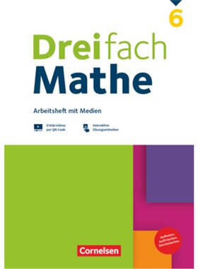 预订【德语】 Dreifach Mathe - Zu allen Ausgaben - 6. Schuljahr[9783060011674]