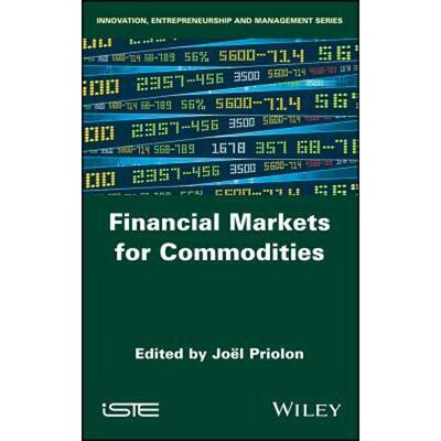 按需印刷不退不换Financial Markets for Commodities[9781786303622]