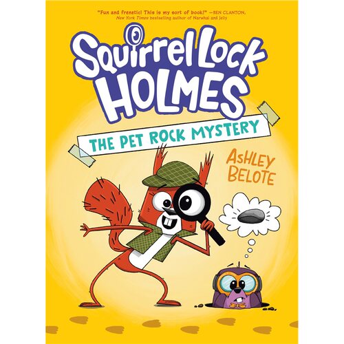 现货 松鼠洛克·福尔摩斯#1：宠物石之谜 松鼠洛克·福尔摩斯系列 Squirrel Lock Holmes #1: The Pet Rock Mystery 英文原版 上海
