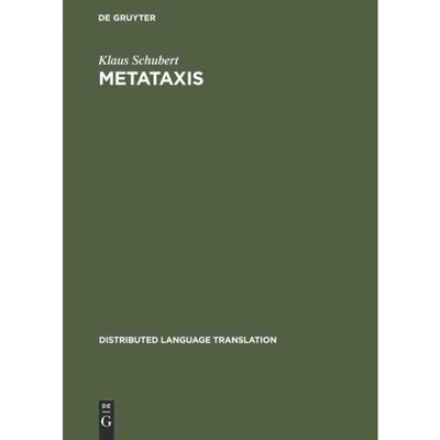 按需印刷不退不换DGYT Metataxis[9783110131192]