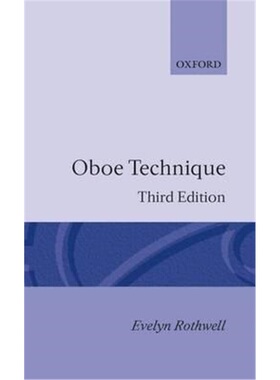 按需印刷不退不换Oboe Technique[9780193223332]