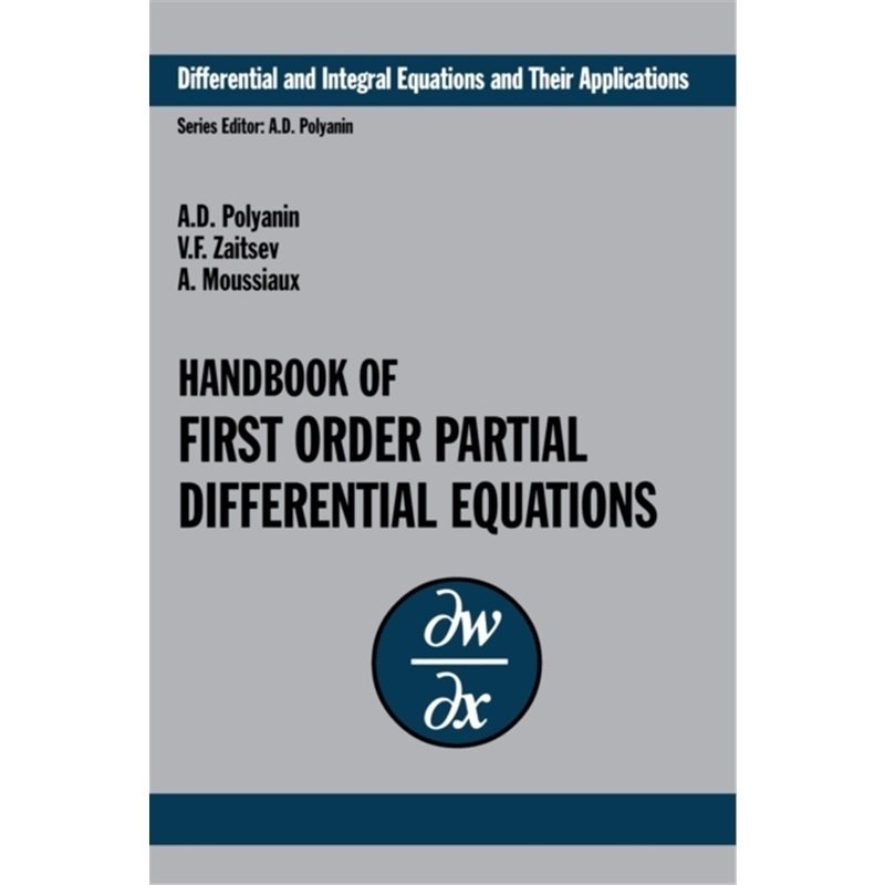 预订不退不换Handbook of First-Order Partial Differential Equations[9780415272674]