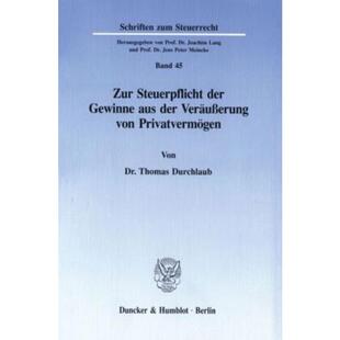 预订【德语】 Zur Steuerpflicht der Gewinne aus der Ver