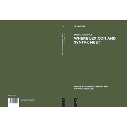 按需印刷DGYT Where Lexicon and Syntax meet[9783110170481]