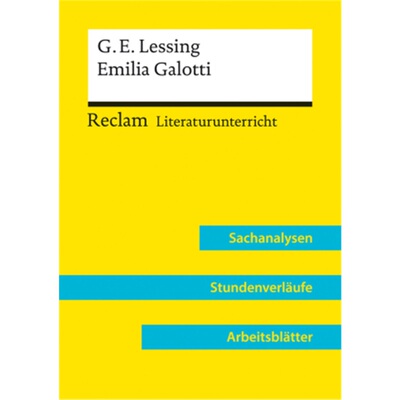 预订不退不换德语 Gotthold Ephraim Lessing: Emilia Galotti (Lehrerband)[9783150158166]