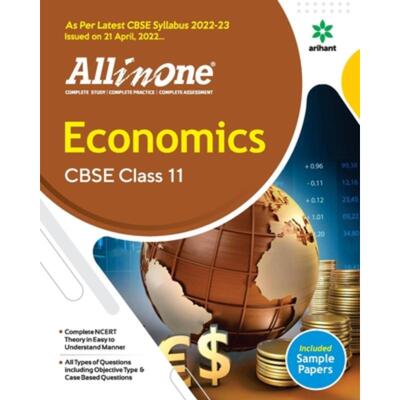 预订不退不换CBSE All In One Economics Class 11 2022-23 Edition (As per latest CBSE Syllabus issued on 21 April 2