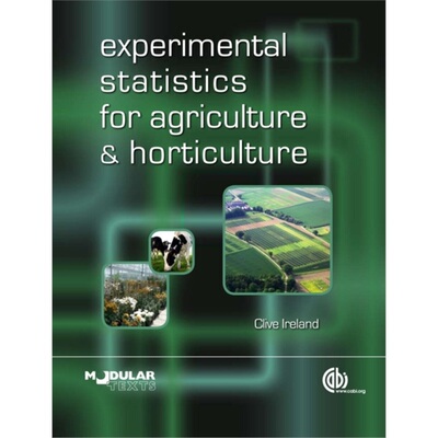 预订不退不换Experimental Statistics for Agriculture and Horticulture[9781845935375]