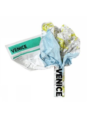 现货Venice Crumpled City Map