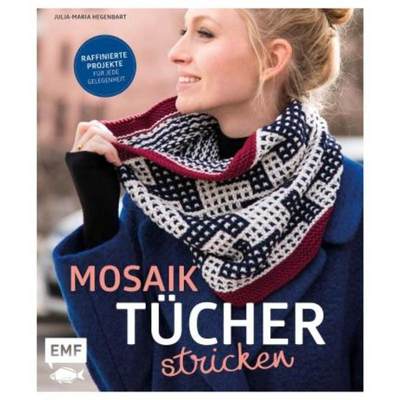 预订【德语】 Mosaiktücher stricken:Raffinierte Projekte für jede Gelegenheit