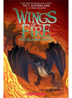 英文原版图像小说 火翼飞龙#4黑暗秘密Wings of Fire Graphic Novel #4: The Dark Secret 图伊·萨瑟兰火焰之翼 Tui T Sutherland
