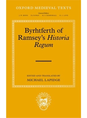 预订Byrhtferth of Ramsey's Historia Regum[9780192849700]