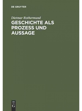 预订DEG Geschichte als Prozess und Aussage