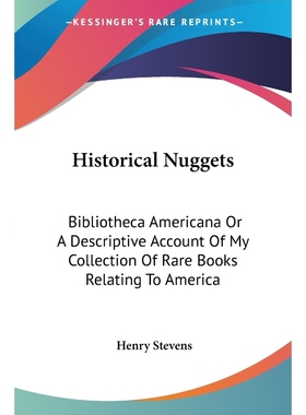 按需印刷Historical Nuggets[9781432634261]