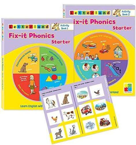 现货 Fix-it Phonics - Starter Level - Student Pack  无音频  英文原版 英国幼教 自然拼读 入门级学生套装 【上海外文书店】