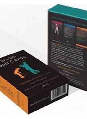 预订Bradan Golf Cards:Intention Direction Vision - Golf Technique