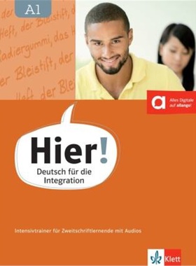 预订【德语】 Hier! A1 Intensivtrainer für Zweitschriftlernende mit Audios[9783126766869]