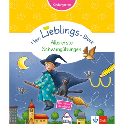 预订【德语】 Klett Mein Lieblings-Block Allererste Schwungübungen[9783129495216]