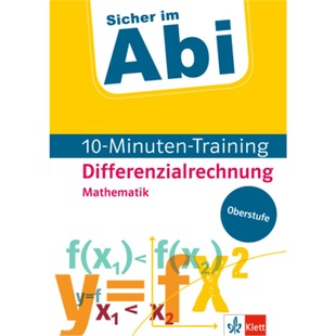 Sicher 9783129496497 Training 德语 Klett Oberstufe Abi Differenz 预订 Mathematik Minuten