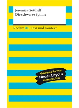 预订【德语】 Die schwarze Spinne. Textausgabe mit Kommentar und Materialien[9783150161371]