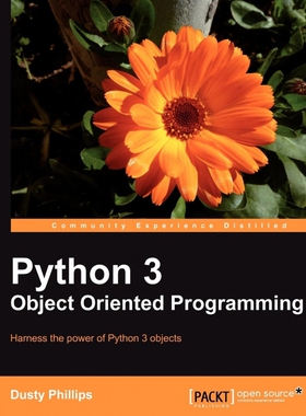 按需印刷不退不换Python 3 Object Oriented Programming[9781849511261]