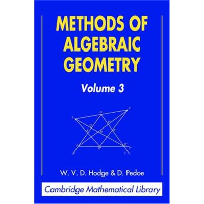 按需印刷不退不换Methods of Algebraic Geometry: Volume 3[9780521467759]