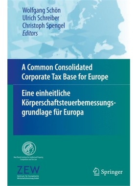 预订Common Consolidated Corporate Tax Base for Europe - Eine einheitliche Koerperschaftsteue