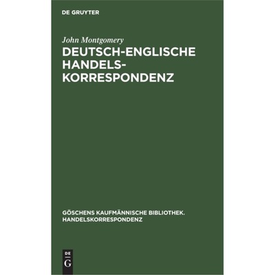 预订【德语】 Deutsch-Englische Handelskorrespondenz: