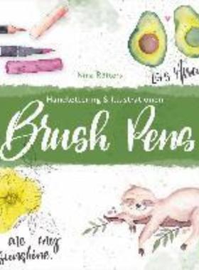 预订【德语】 Brush Pens:Handlettering & Illustrationen