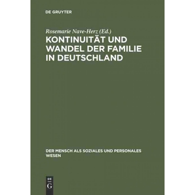 按需印刷DEG Kontinuit?t und Wandel der Familie in Deutschland[9783828202184]