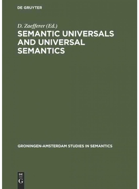 按需印刷DGYT Semantic Universals and Universal Semantics[9783110133912]