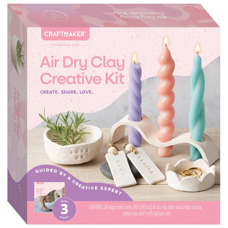 现货 手工达人：风干粘土装饰套装Craft Maker Air Dry Clay Decor Kit 上海外文 [9781488962059]