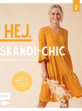 预订【德语】 Hej. Skandi-Chic - Band 2 - Lieblingskleidung nähen:Aus Webware, Baumwoll