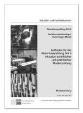 预订【德语】 PAL-Musteraufgabensatz - Abschlussprüfung Teil 2 - Verfahrenstechnologe/-technologi