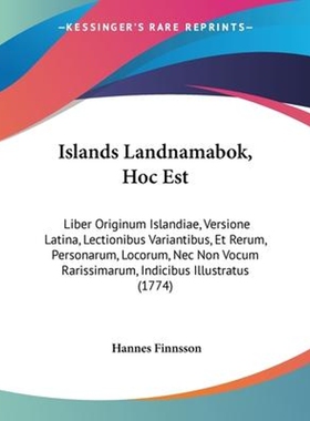 按需印刷不退不换Islands Landnamabok, Hoc Est[9781104266660]