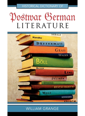 按需印刷不退不换Historical Dictionary of Postwar German Literature[9780810859654]