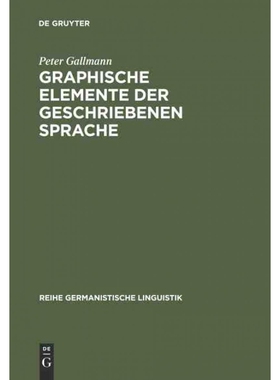 按需印刷不退不换DEG Graphische Elemente der geschriebenen Sprache[9783484310605]