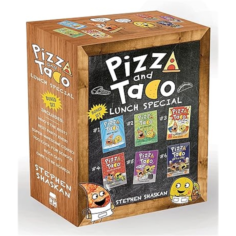 现货Pizza and Taco Lunch Special: 6-Book Boxed Set[9780593704226]