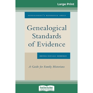 9780369314703 按需印刷Genealogical Evidence Standards