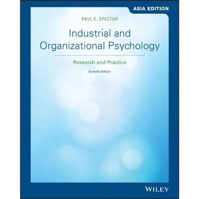 按需印刷WY Indust and Org Psychology 7e Asia Editio[9781119586296]