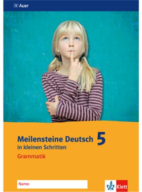 预订【德语】 Meilensteine Deutsch in kleinen Schritten 5. Grammatik - Ausgabe ab 20[9783120069560]