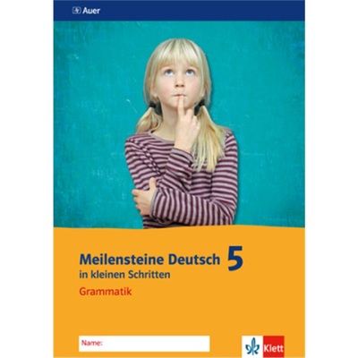 预订【德语】 Meilensteine Deutsch in kleinen Schritten 5. Grammatik - Ausgabe ab 20[9783120069560]