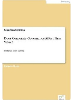 按需印刷Does Corporate Governance Affect Firm Value?[9783838668550]
