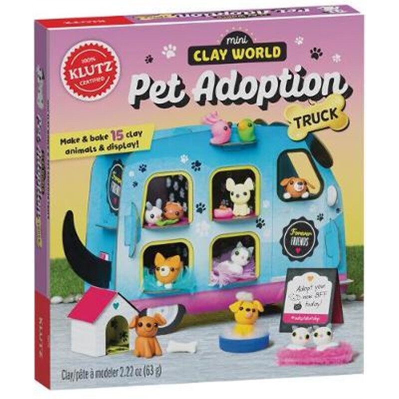 Mini Clay World Pet Adoption Truck